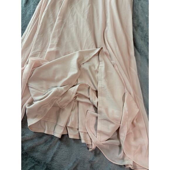 After Six High Neck Halter Backless Maxi Dress Cameo 1545 Size 10R‎ NWT Glam - Picture 8 of 10